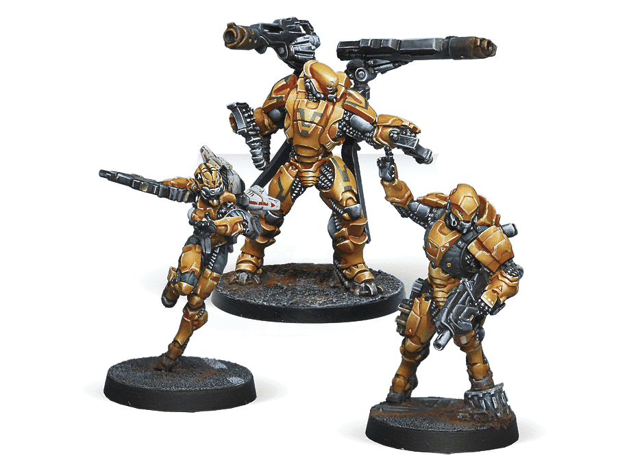 Infinity CodeOne Yu Jing Booster Pack Beta Miniature Game Figures - Corvus Belli