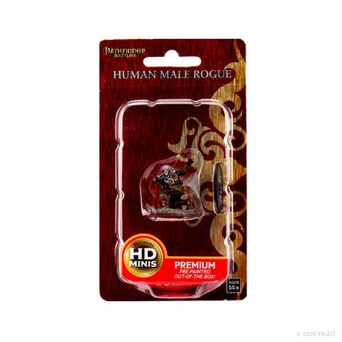 Wizkids 77500 Pathfinder Battles: Premium Painted Figure - Male Human Rogue