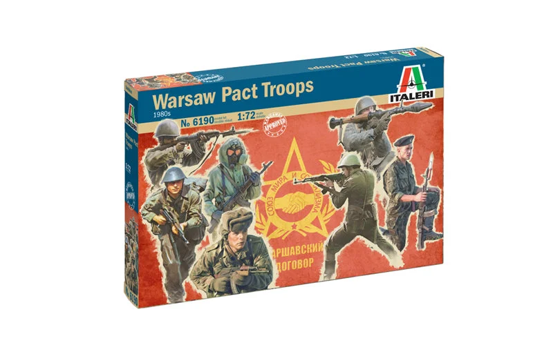 Warsaw Pact Troops (1980’s) 1/72 Scale Plastic Figures - Italeri