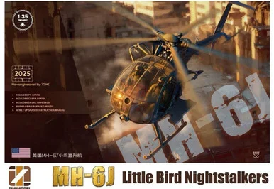 1/35 Zimi Model MH-6J Little Bird Nightstalkers Plastic Model Kit