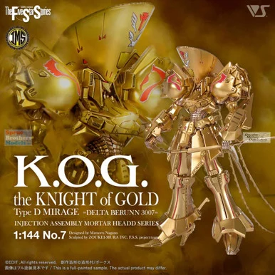 ZKMK33468 1:144 Volks IMS The Knight of Gold Type D Mirage - Delta Berunn 3007 (The Five Star Stories)