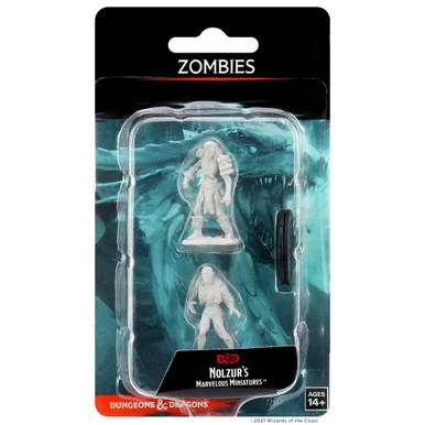 Wizkids 72567 Dungeons & Dragons Nolzur`s Marvelous Unpainted Miniatures: Zombies