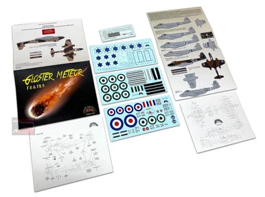1/32 Zotz Decals Gloster Meteors F.8 & FR.9