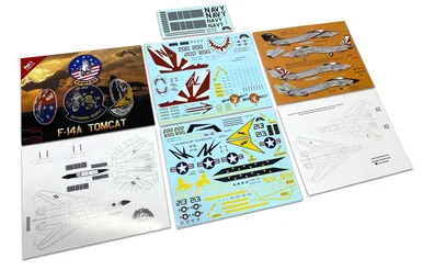 1/32 Zotz Decals F-14A Tomcats Part 1 (VF-213 VF-111 VF-21)
