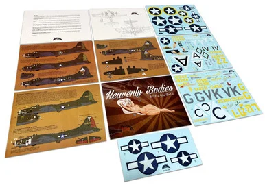 1/32 Zotz Decals Heavenly Bodies B-17F Flying Fortress in WWII Part 1