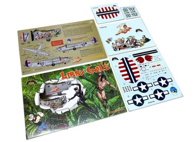 1/48 Zotz Decals B-24 Liberator - Libby Gals Noseart