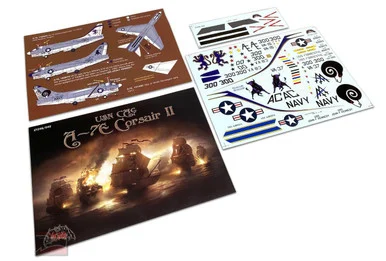1/48 Zotz Decals USN CAG A-7E Corsair II