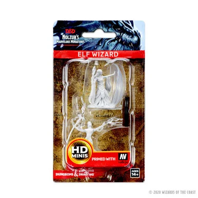 Wizkids 72623 Dungeons & Dragons Nolzur`s Marvelous Unpainted Miniatures: Elf Female Wizard